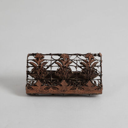 An Antique Copper Batik Textile Stamp