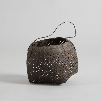 A Metal Woven Basket