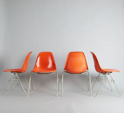 A Set of Four Eames DSS Chairs