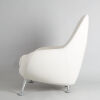 A White Leather Armchair - 3