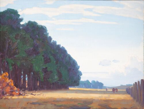 MARCUS KING Cows in Landscape