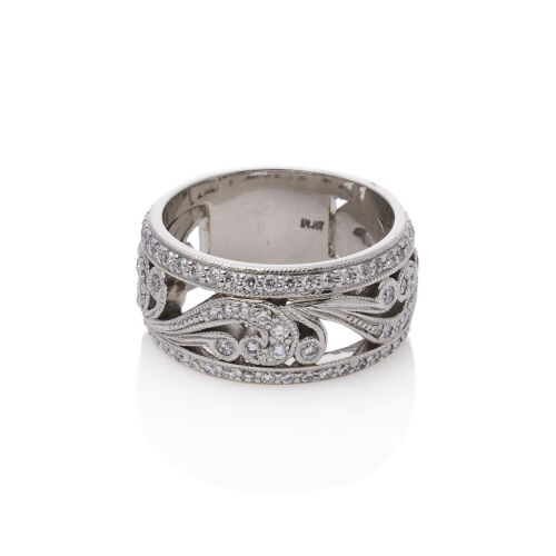 Platinum Diamond Dress Ring