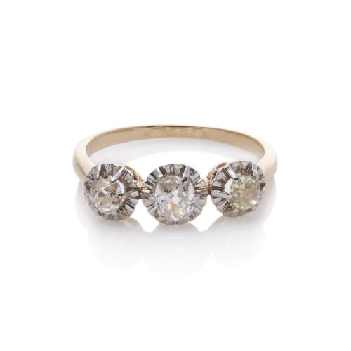 18ct Vintage Three Stone Diamond Ring