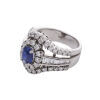 18ct Diamond and Sapphire Ring - 2