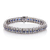 14ct Diamond Sapphire Bracelet