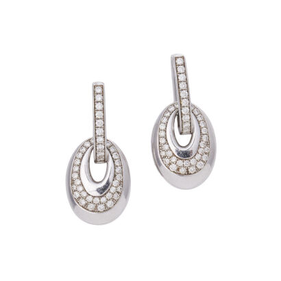 18ct Hulchi Belluni Diamond Earrings