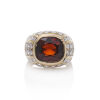 18ct Garnet and Diamond Ring