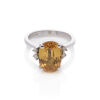 14ct Yellow Sapphire and Diamond Ring