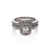 Platinum Diamond Cluster Ring