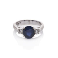 18ct Sapphire and Diamond Ring