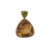 9ct Citrine and Peridot Pendant