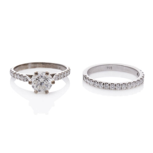 18ct Diamond Ring Set