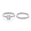 18ct Diamond Ring and Band Set