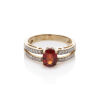 14ct Orange Sapphire Ring