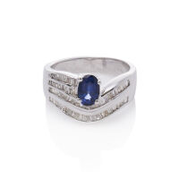18ct Sapphire and Diamond Dress Ring