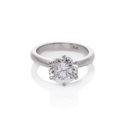 3.14ct Round E I1 Important Diamond Solitaire