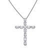 Platinum Graff Diamond Cross Pendant, 10.9 carats total diamond weight - 2