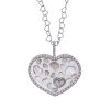 18ct Nanis Jewellery Heart cut Necklace