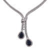 An Important 18ct Lariat Sapphire Necklace - 2