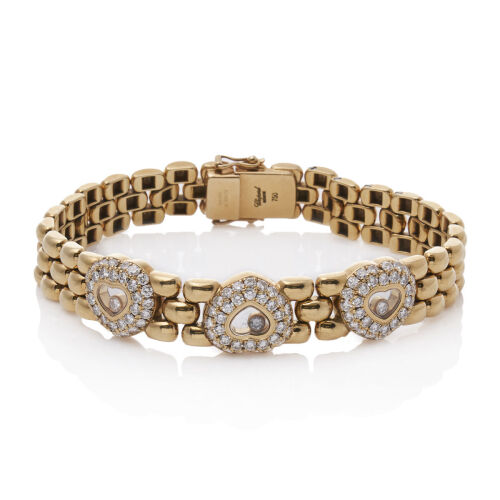 18ct Chopard Happy Diamonds Bracelet