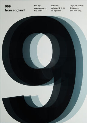 A 999 Gig Poster Print