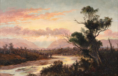 CHARLES BLOMFIELD Tamaki River, Dannevirke