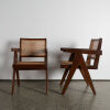 A Pair of Pierre Jeanneret King Office Chairs - 2
