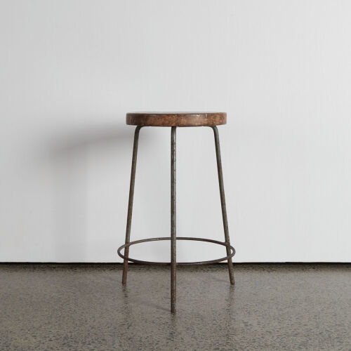 An Original Pierre Jeanneret Tripod Stool
