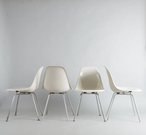 A Set of Four Eames DSS Chairs