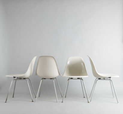 A Set of Four Eames DSS Chairs