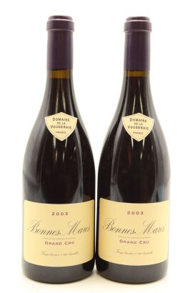 (2) 2003 Domaine de la Vougeraie Bonnes-Mares Grand Cru, Cote de Nuits [JR17] [WS93]