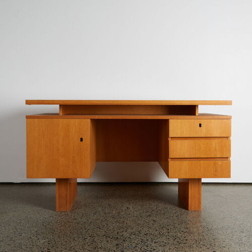 A Mid-Century Oak Desk