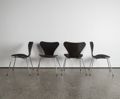 A Set of Four Fritz Hansen 'Series 7' Chairs