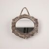 A Middle-Eastern Silver Flower-Shaped Mirror - 2