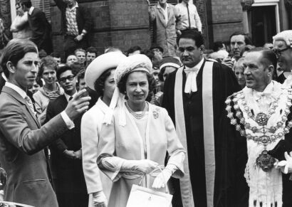 Queen Elizabeth and Prince Charles