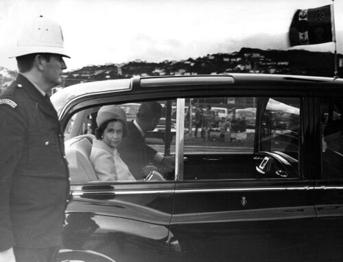 Queen Elizabeth and the Duke in New Zealand