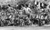 Māori performers performing for the Queen