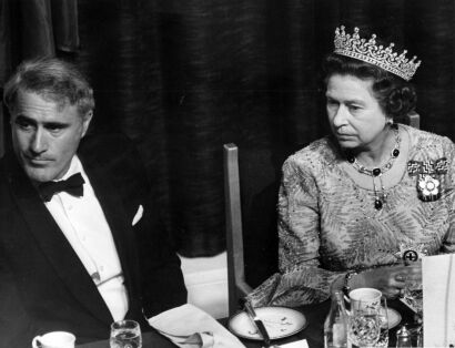 The Queen at State banquet