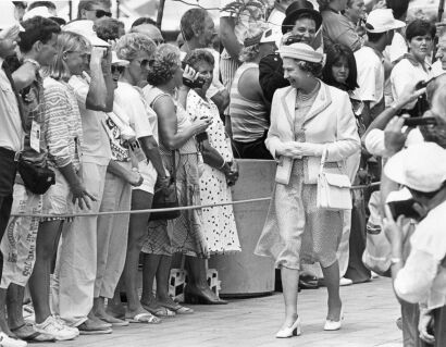 JOHN SELKIRK The Queen on a Walkabout