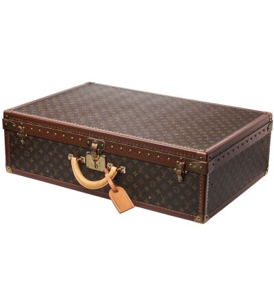 Louis Vuitton Monogram Alzer Trunk 75