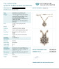 14ct Vintage Lavalier Diamond Necklace - 4