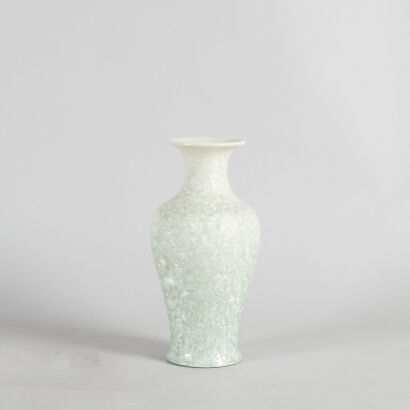 A Chinese Crystalline Flambe-Glaze Vase (Jingdezhen Zhi Mark)