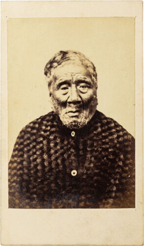 BATT AND RICHARDS, WELLINGTON Portrait of Te Kaeaea (Taringa-kuri), Ngāti Tama chief