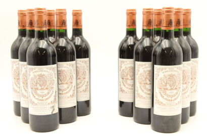 (12) 1996 Chateau Pichon-Longueville au Baron de Pichon-Longueville, Pauillac [JR17]