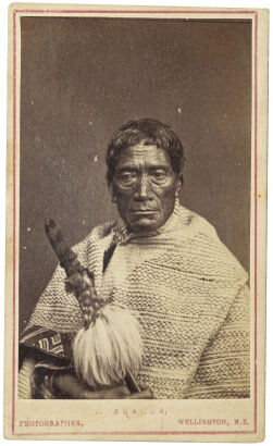 JAMES BRAGGE, WELLINGTON Portrait of Horomona Toremi, chief of Ngāti Raukawa. He was signatory to the Treaty of Waitangi at Otaki