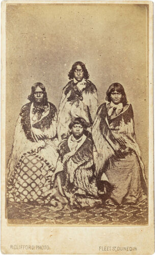 ATTRIBUTED TO SAMUEL CARNELL, NAPIER Four Māori women from Poverty Bay