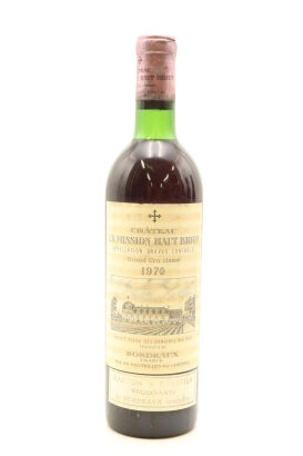 (1) 1970 Chateau La Mission Haut-Brion, Pessac-Leognan [JR16.5]