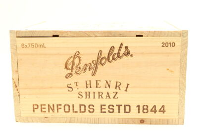 (6) 2010 Penfolds St. Henri Shiraz, South Australia [JR17.5] [WS95] [RP97] [WE95] [JO97] (OWC)