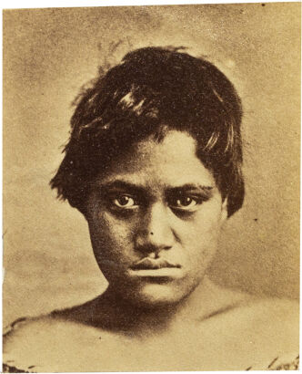 FOY BROS, THAMES Portrait of Māori Boy