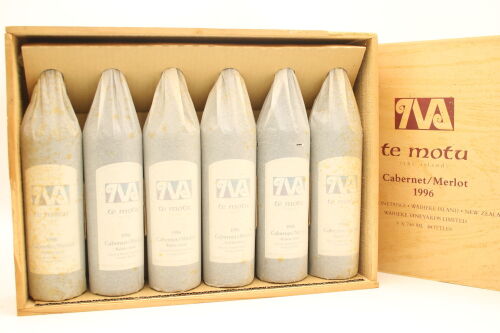 (6) 1996 Te Motu Cabernet Merlot, Waiheke Island (OWC)